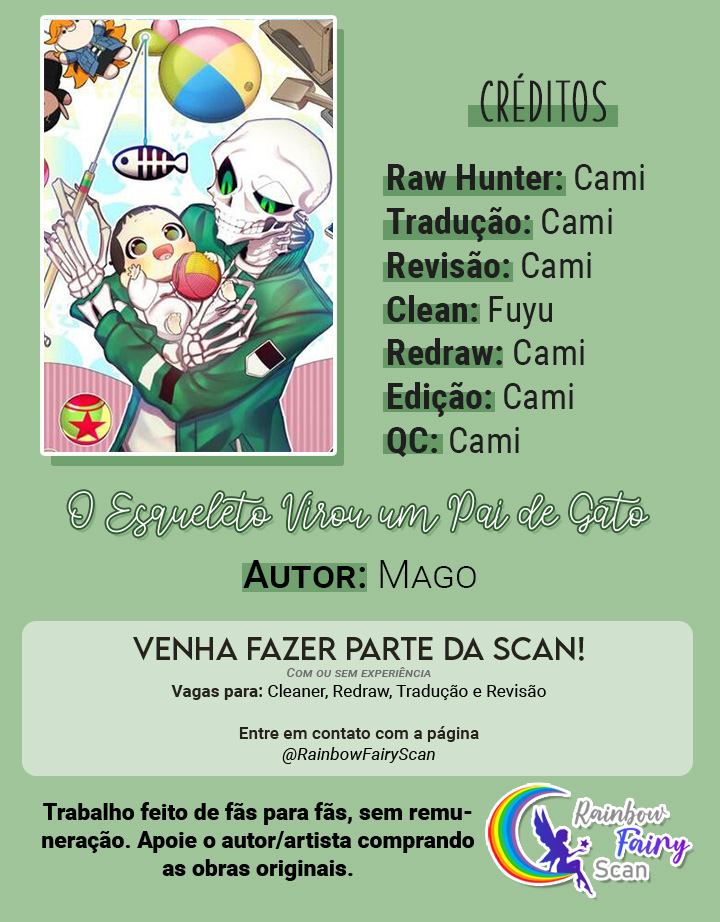 O esqueleto virou um pai de gato-Chapter 50